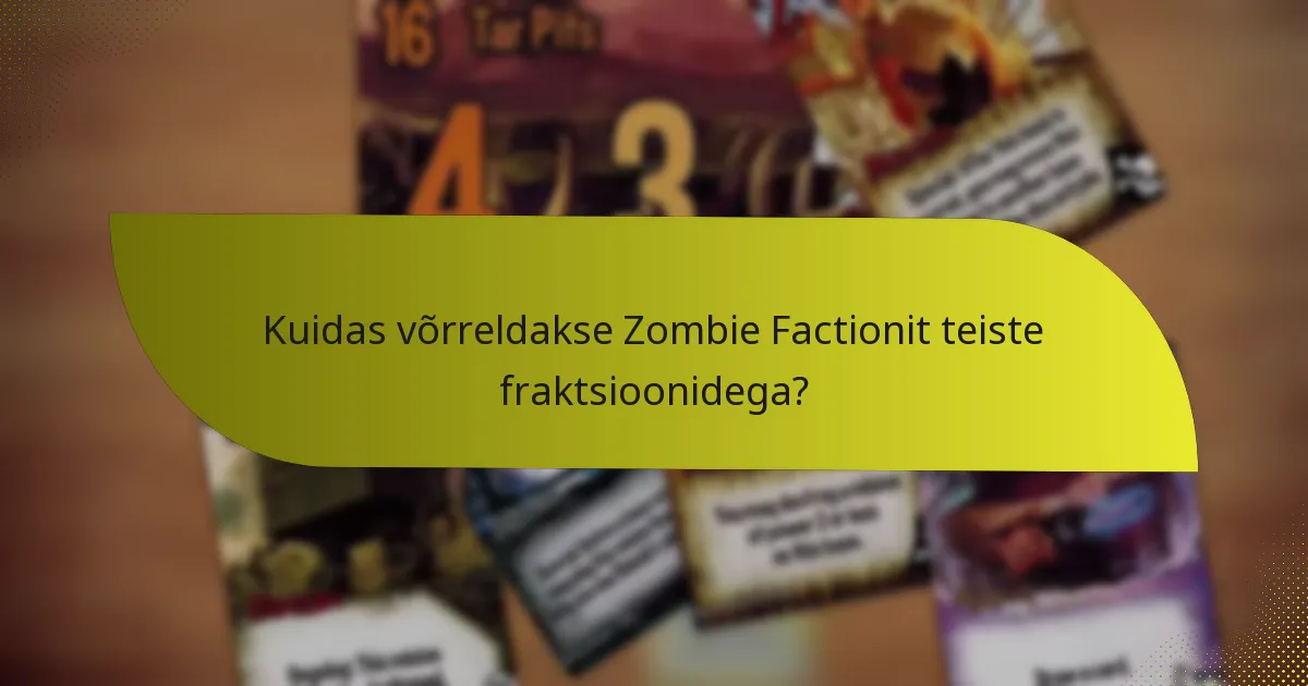 Kuidas saavad mängijad Zombie Factioniga tõhusalt strateegiat luua?