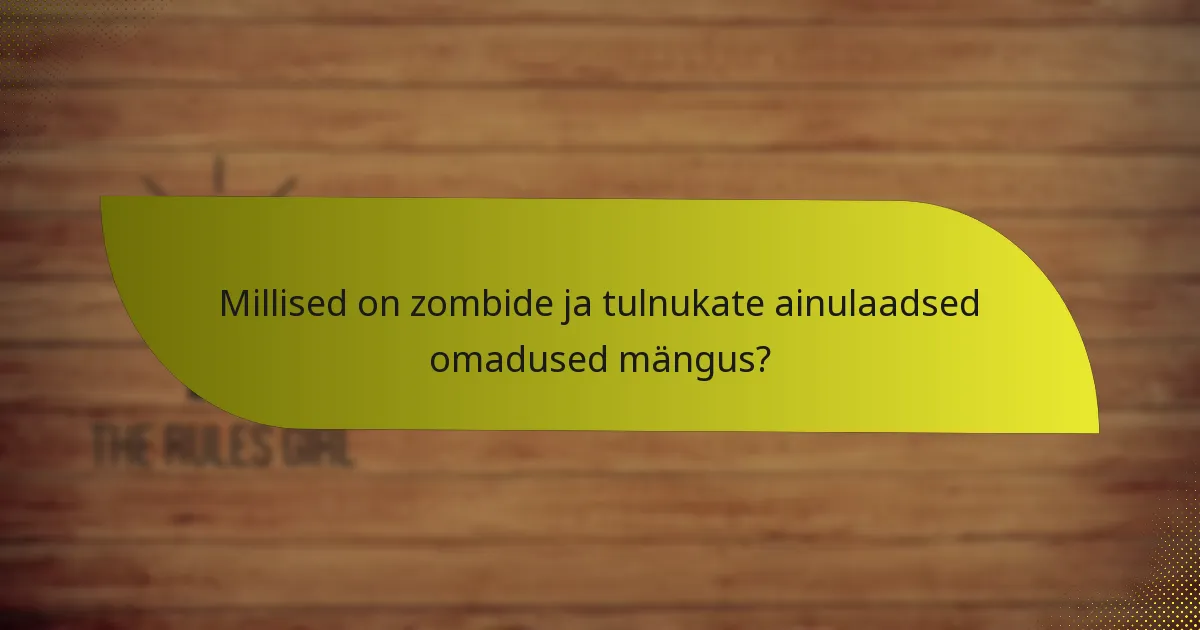 Kuidas võrreldakse zombi-tulnuka kombinatsiooni teiste fraktsioonide kombinatsioonidega?